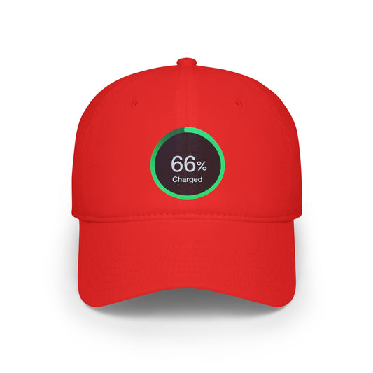 66% Charged Low Profile Baseball Cap - 66 Percent