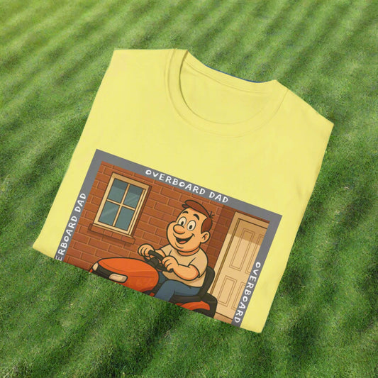 Overboard Dad Mower Cotton Tee - 66 Percent