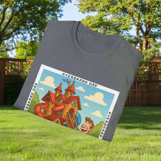 Overboard Dad Playhouse Cotton Tee - 66 Percent