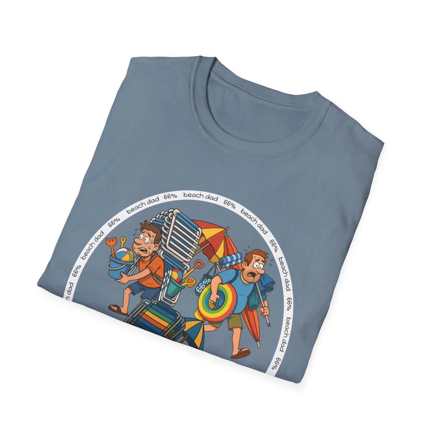 Beach Dad Trifecta Cotton Tee - 66 Percent