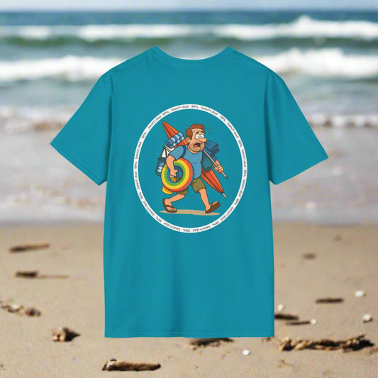 Beach Dad Logo Cotton Tee - 66 Percent