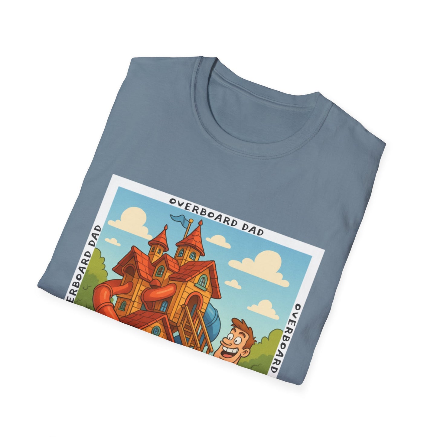 Overboard Dad Playhouse Cotton Tee - 66 Percent