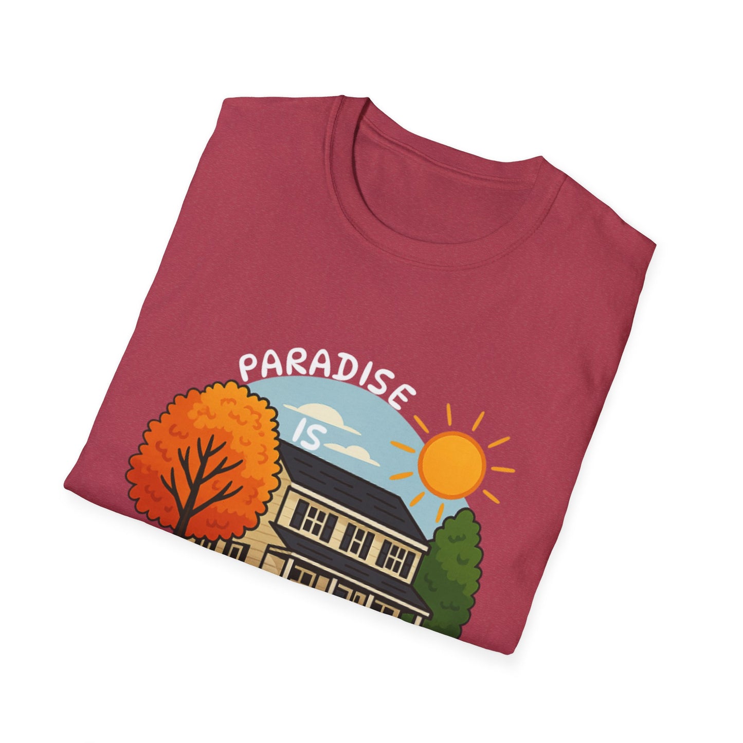 Paradise Is Home Cotton Tee - 66 Percent