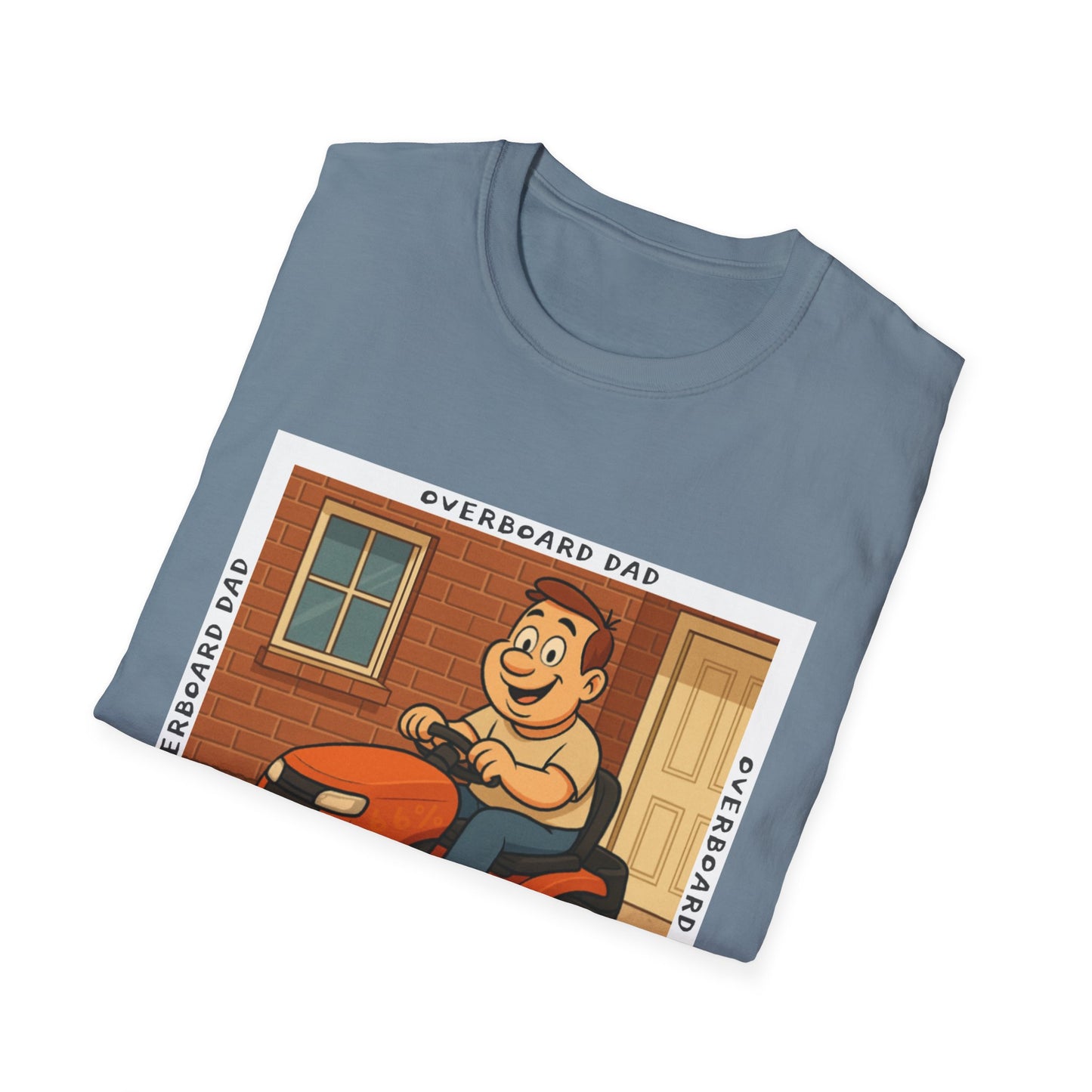 Overboard Dad Mower Cotton Tee - 66 Percent