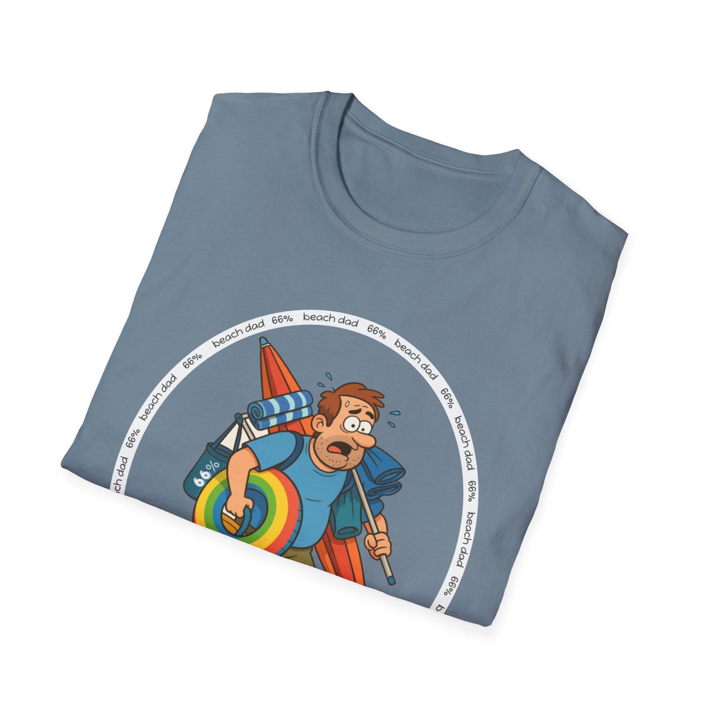 Beach Dad Original Cotton Tee - 66 Percent