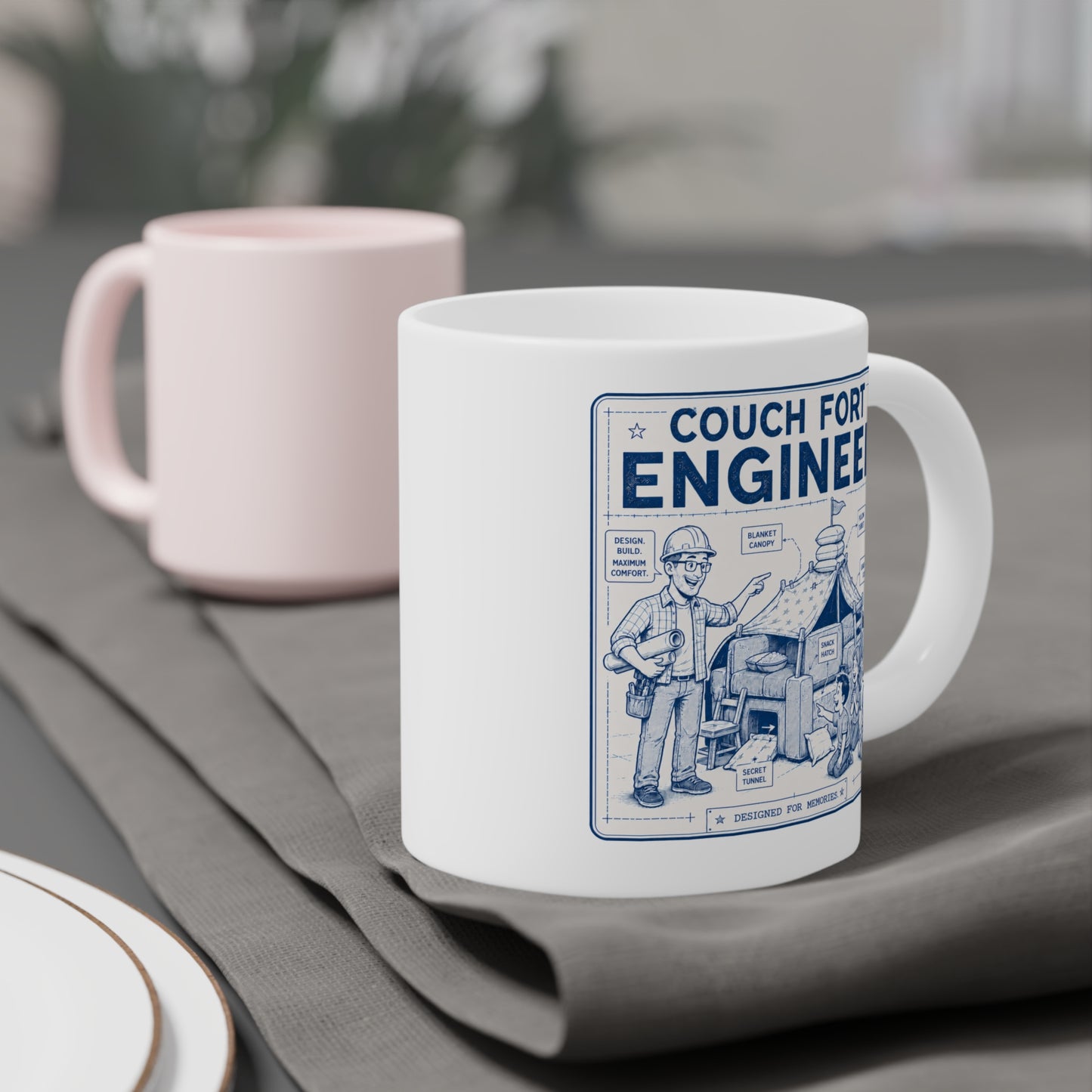 Overboard Dad Fort 66% Mug