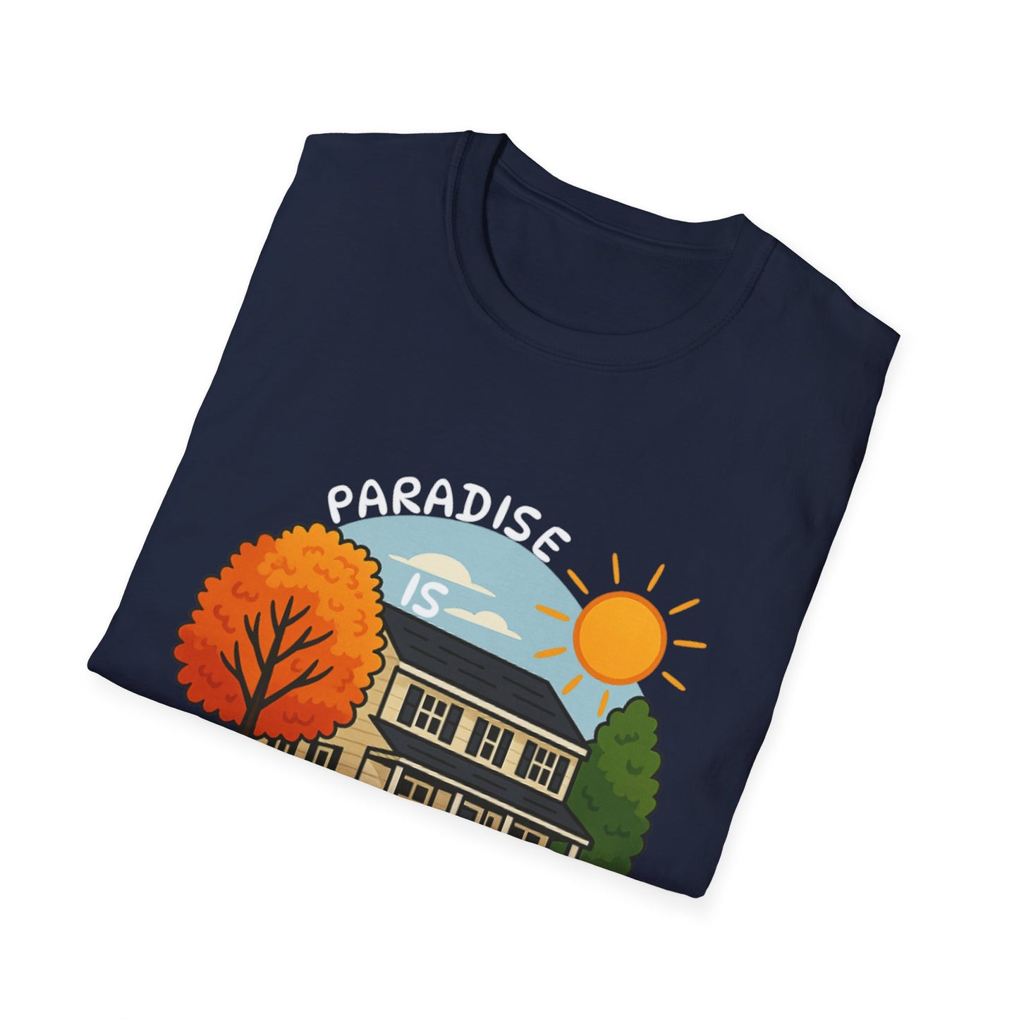 Paradise Is Home Cotton Tee - 66 Percent