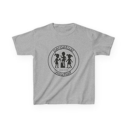 Perpetual Mischief Kids T-shirt in Sport Grey | 66 Percent