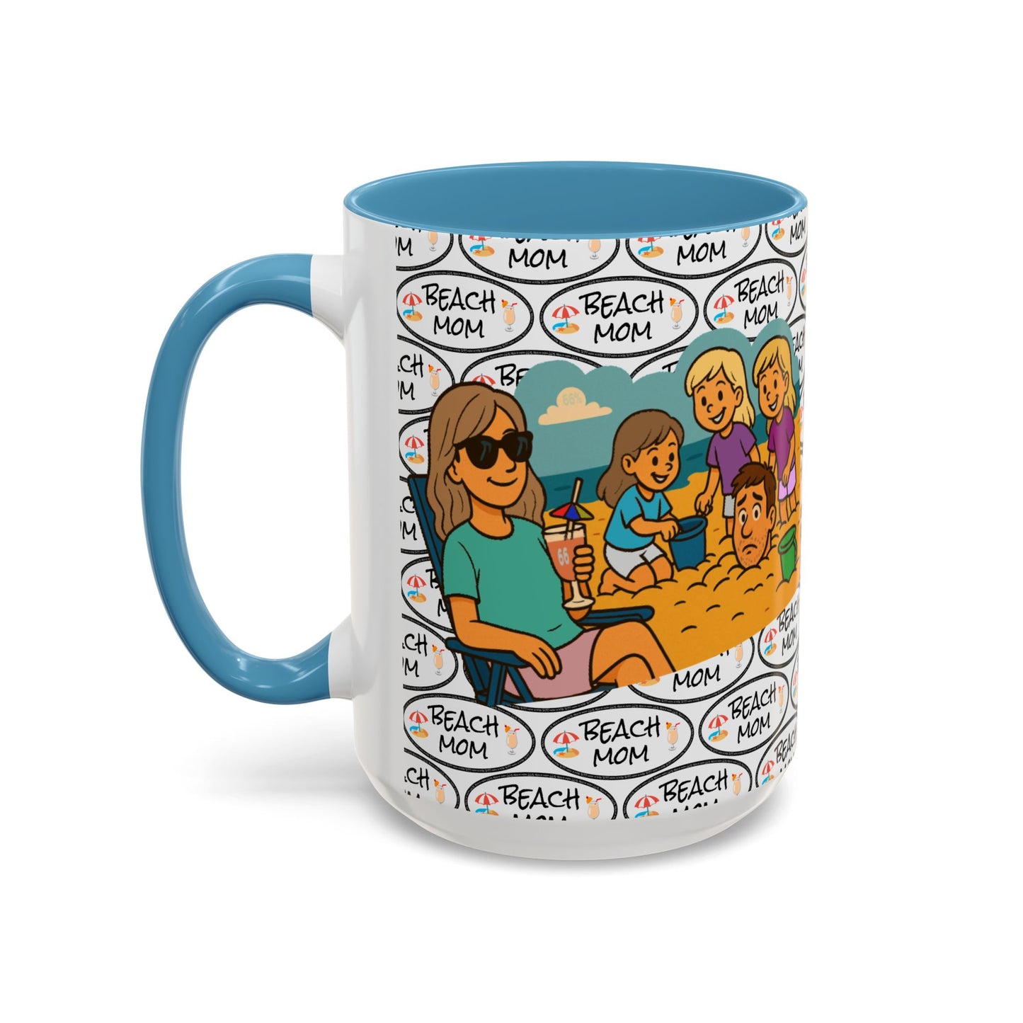 Beach Mom Mug - 66 Percent