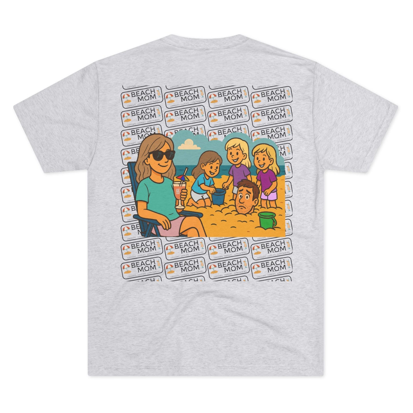 Beach Mom Anthem Tri-Blend Tee - 66 Percent