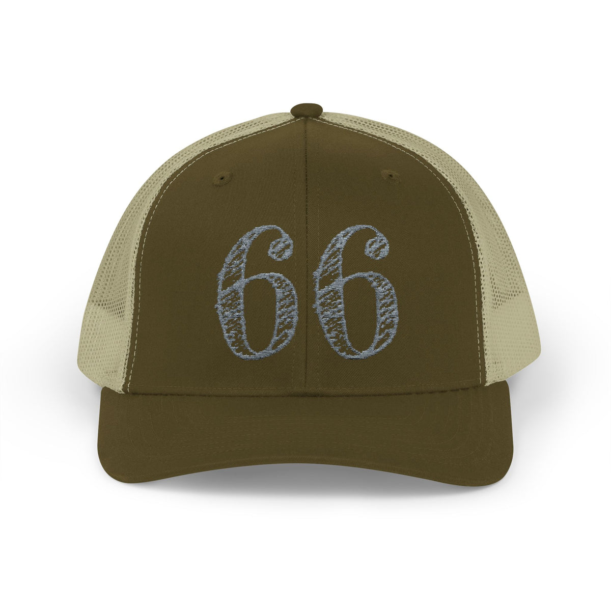 66% Snapback Trucker Hat in Moss / Khaki | 66 Percent