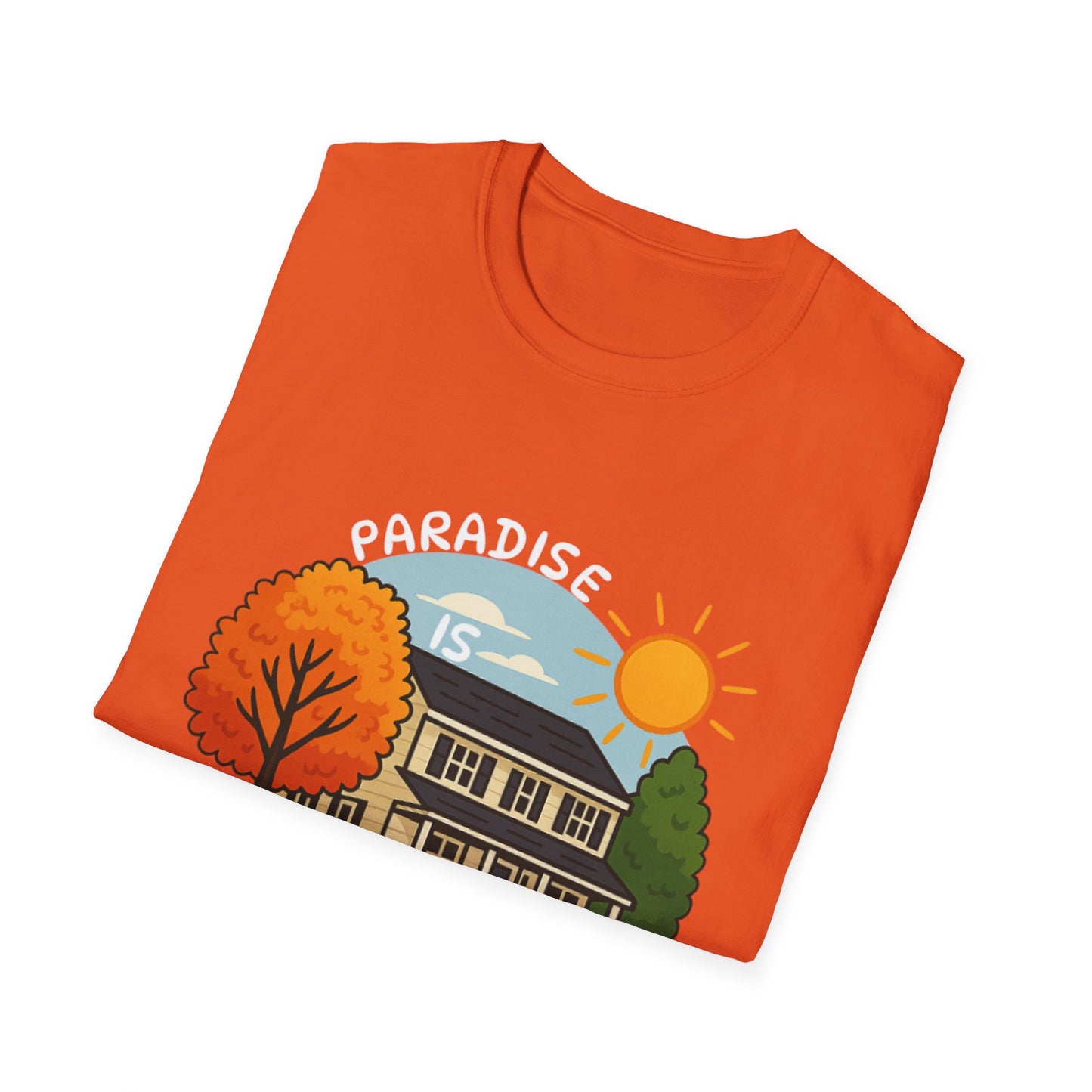 Paradise Is Home Cotton Tee - 66 Percent