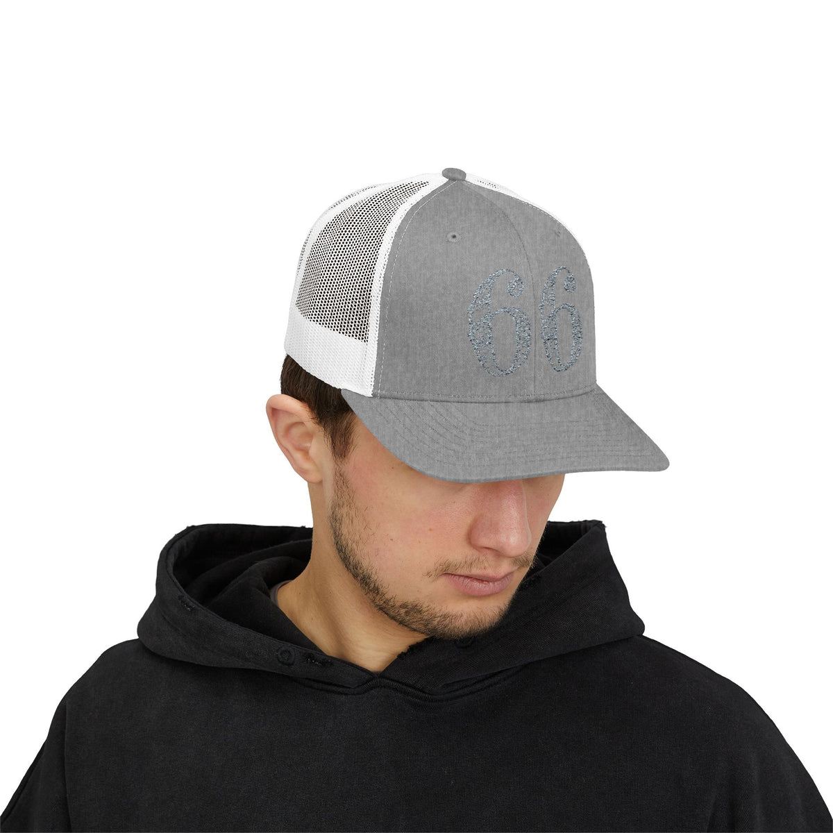 66% Snapback Trucker Hat product view 60 - 66 Percent