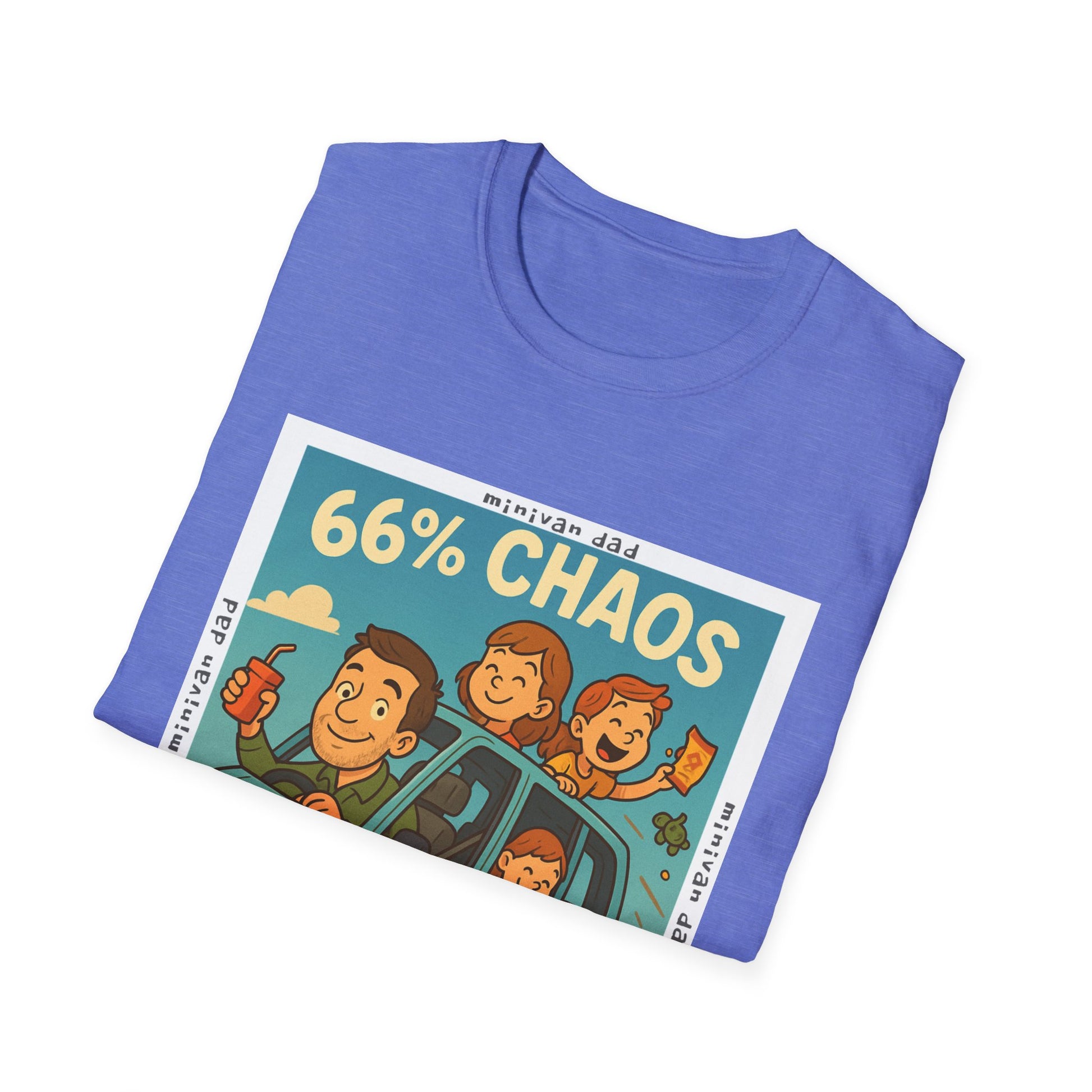 Minivan Dad Chaos Cotton Tee - 66 Percent