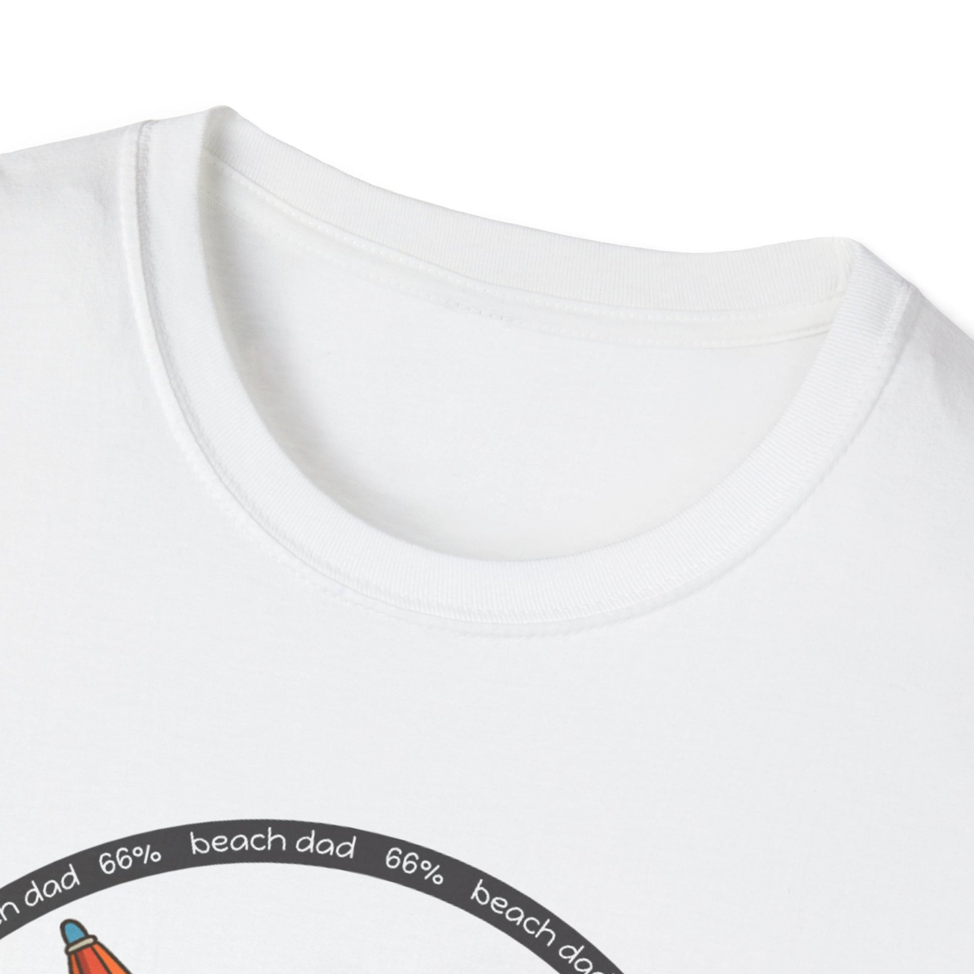 Beach Dad Original Cotton Tee - 66 Percent