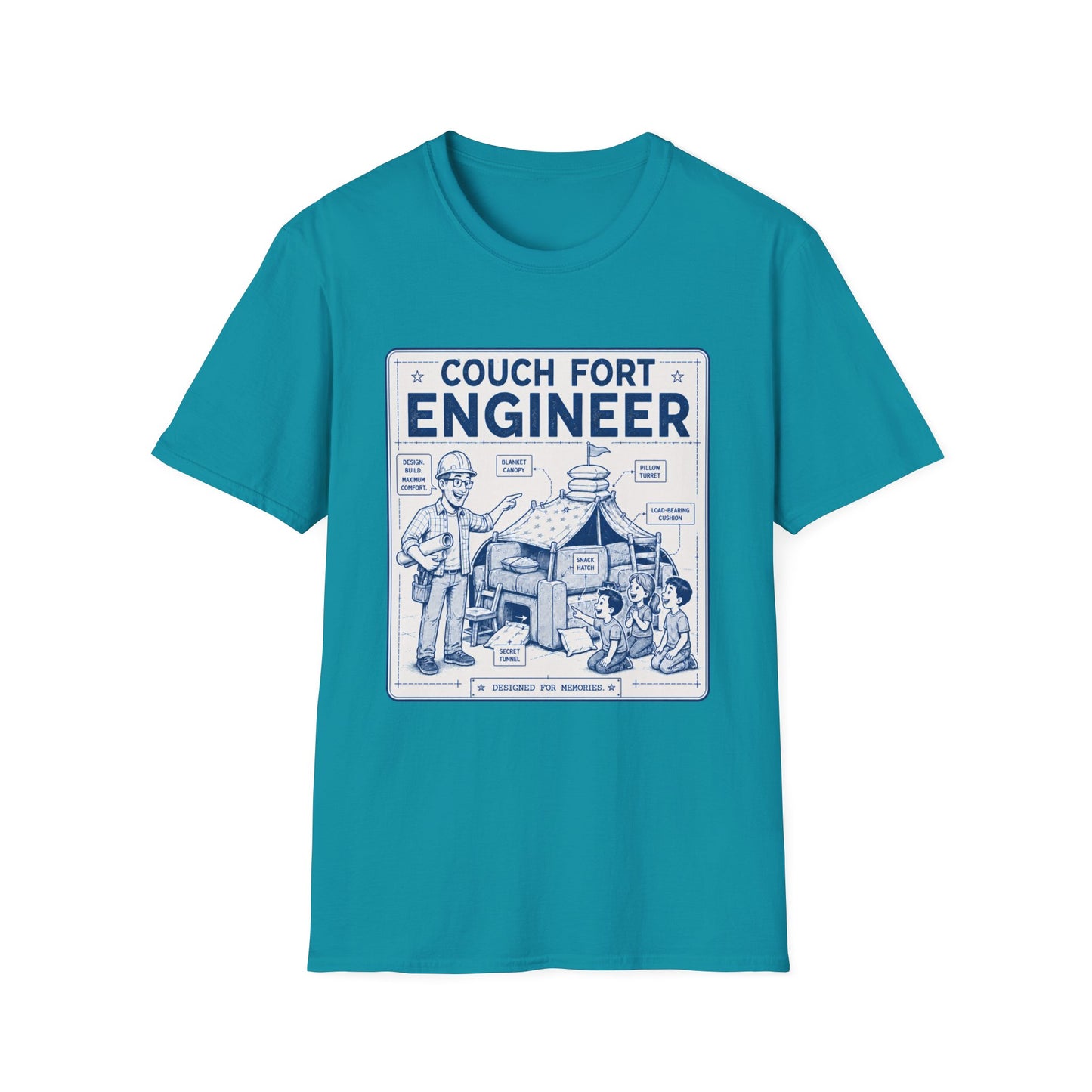 Overboard Dad Fort Cotton Tee