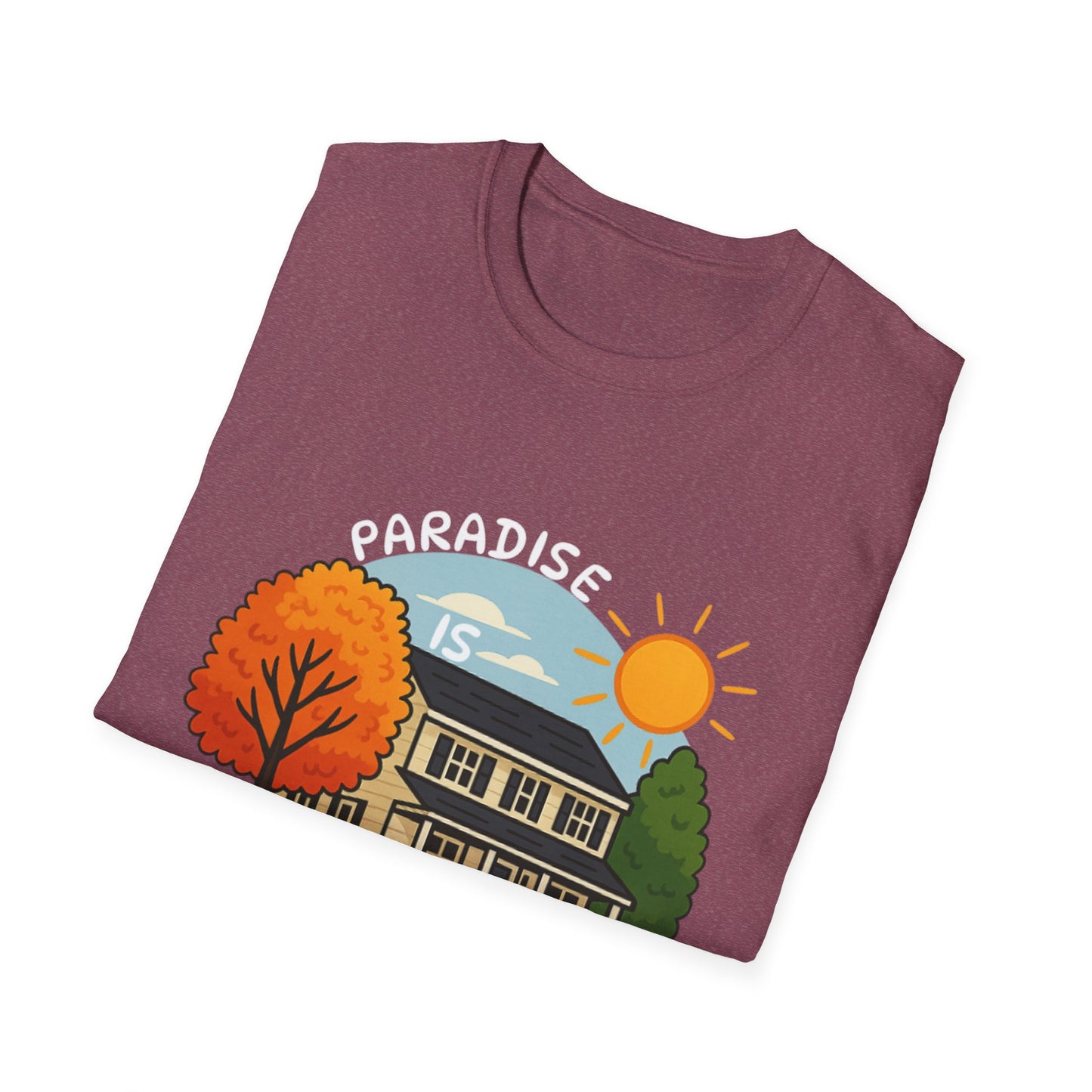 Paradise Is Home Cotton Tee - 66 Percent