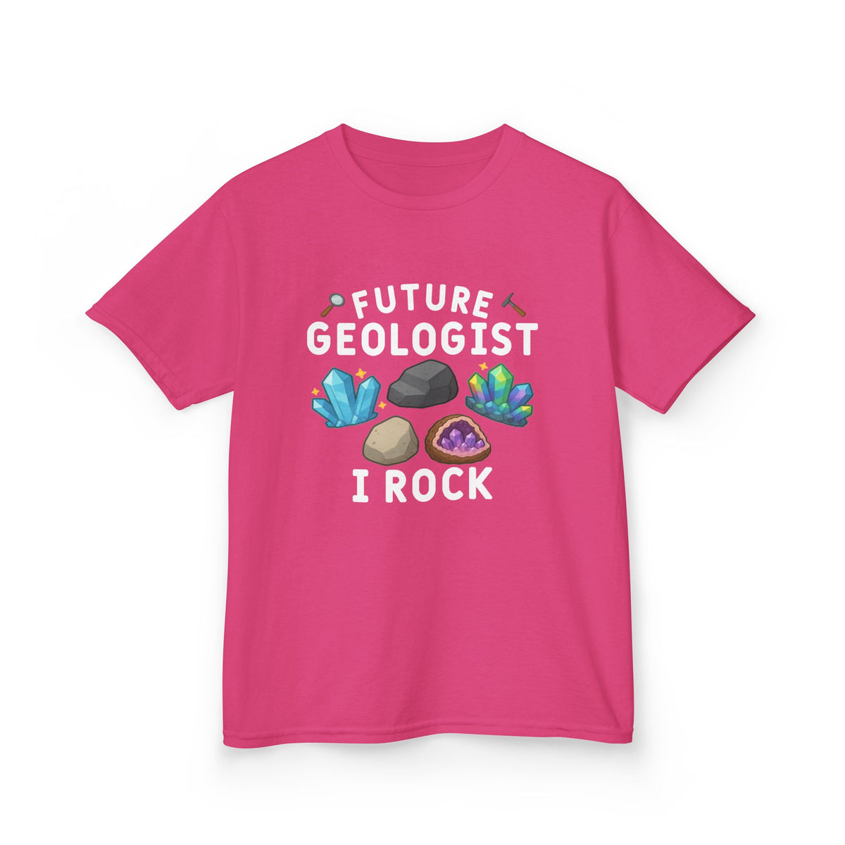 Future Geologist "I ROCK" Kids Tee product view 26 - 66 Percent