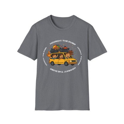 Hooray! The Dump Cotton T-shirt in Graphite Heather | 66 Percent