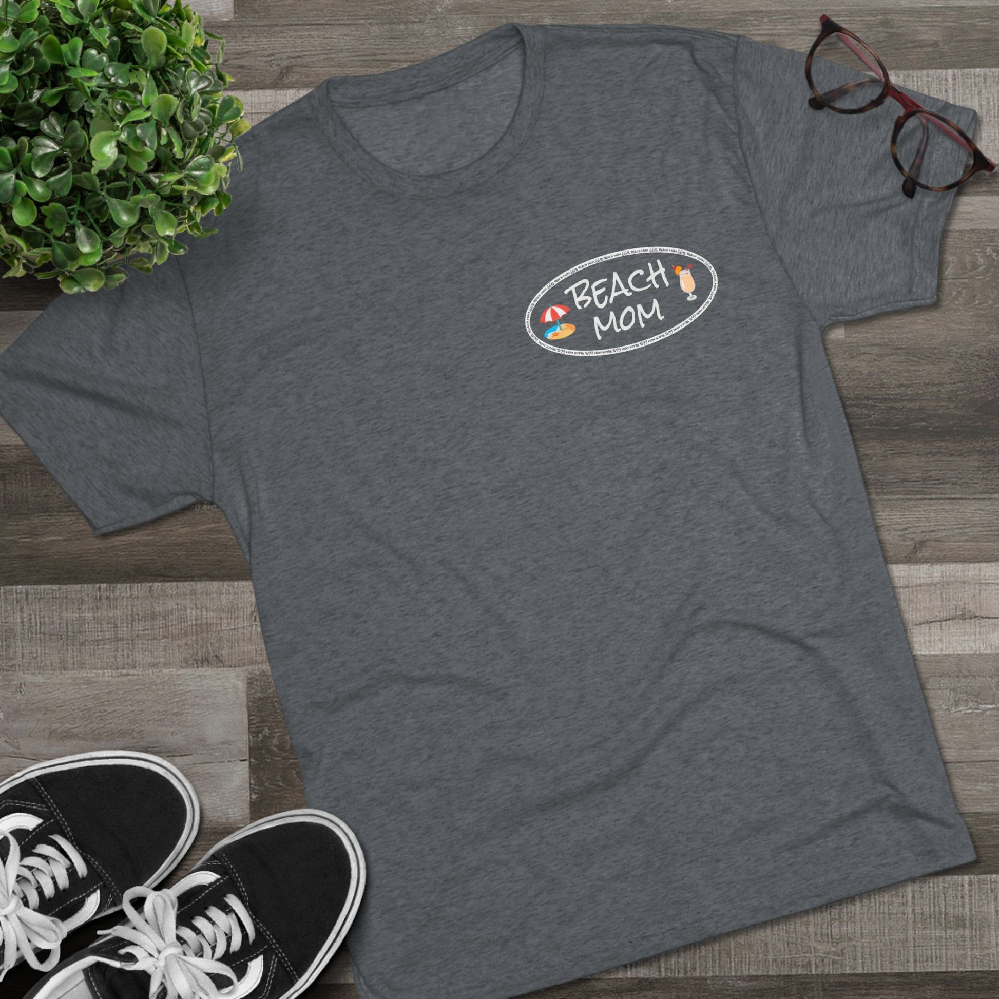 Beach Mom Tri-Blend Tee - 66 Percent
