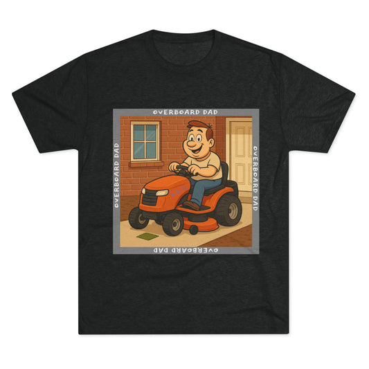 Overboard Dad Mower Tri-Blend T-shirt in Tri-Blend Vintage Black | 66 Percent