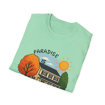 Paradise Is Home Cotton Tee - 66 Percent