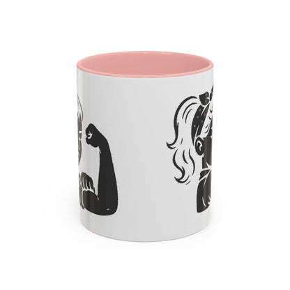 Raising Strong Little Girls Mug - 66 Percent