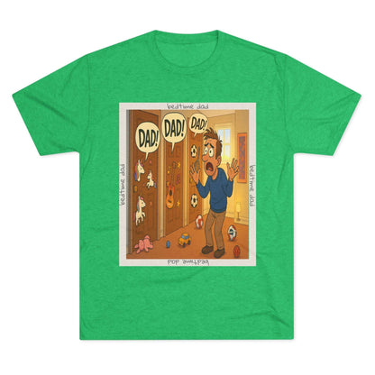 “DAAAD!” on repeat. This 66% tee is for every dad who’s survived the bedtime boss level — barely. Worn out, proud, and still undefeated.