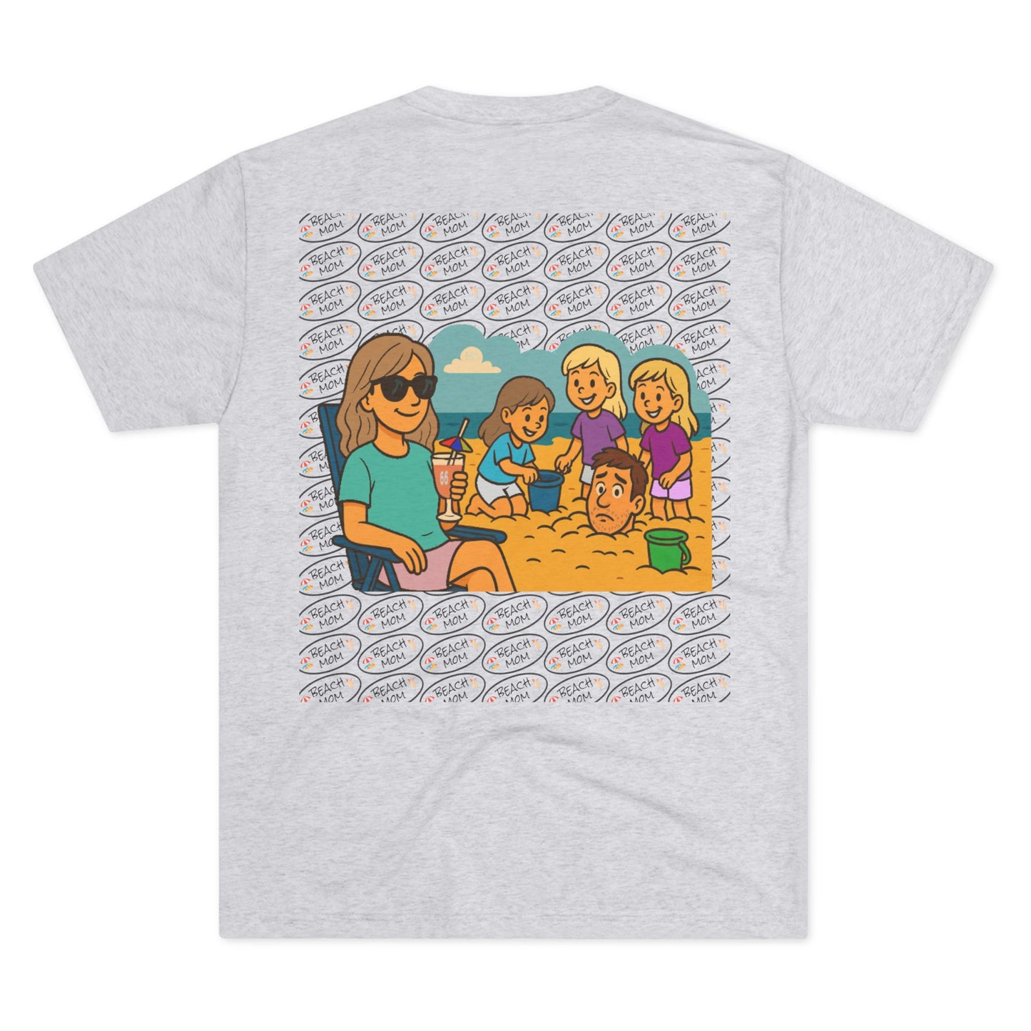 Beach Mom Tri-Blend Tee - 66 Percent