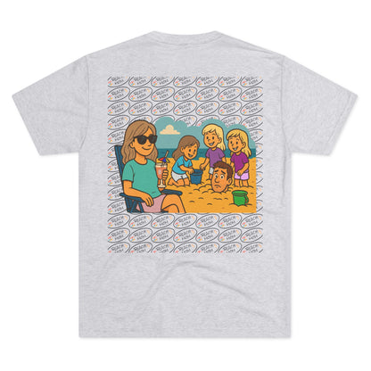 Beach Mom Tri-Blend Tee - 66 Percent