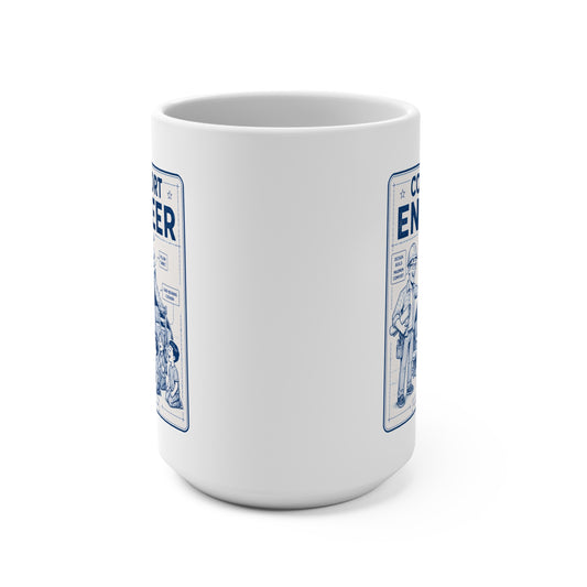 Overboard Dad Fort Mug - 15 oz ceramic mug