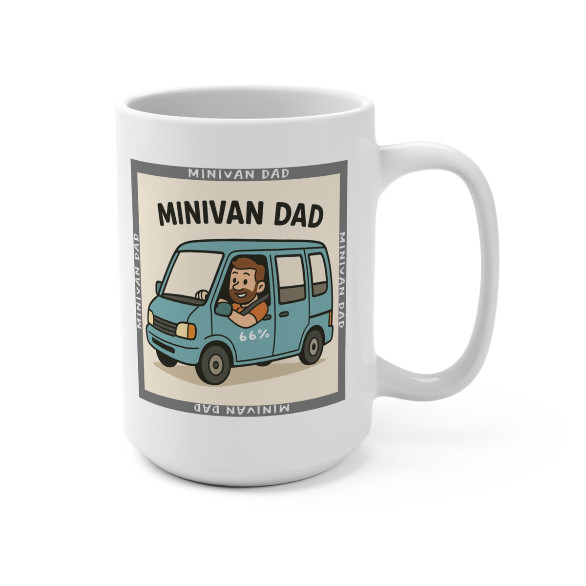 Minivan Dad Mug - 15 oz ceramic mug product image 2