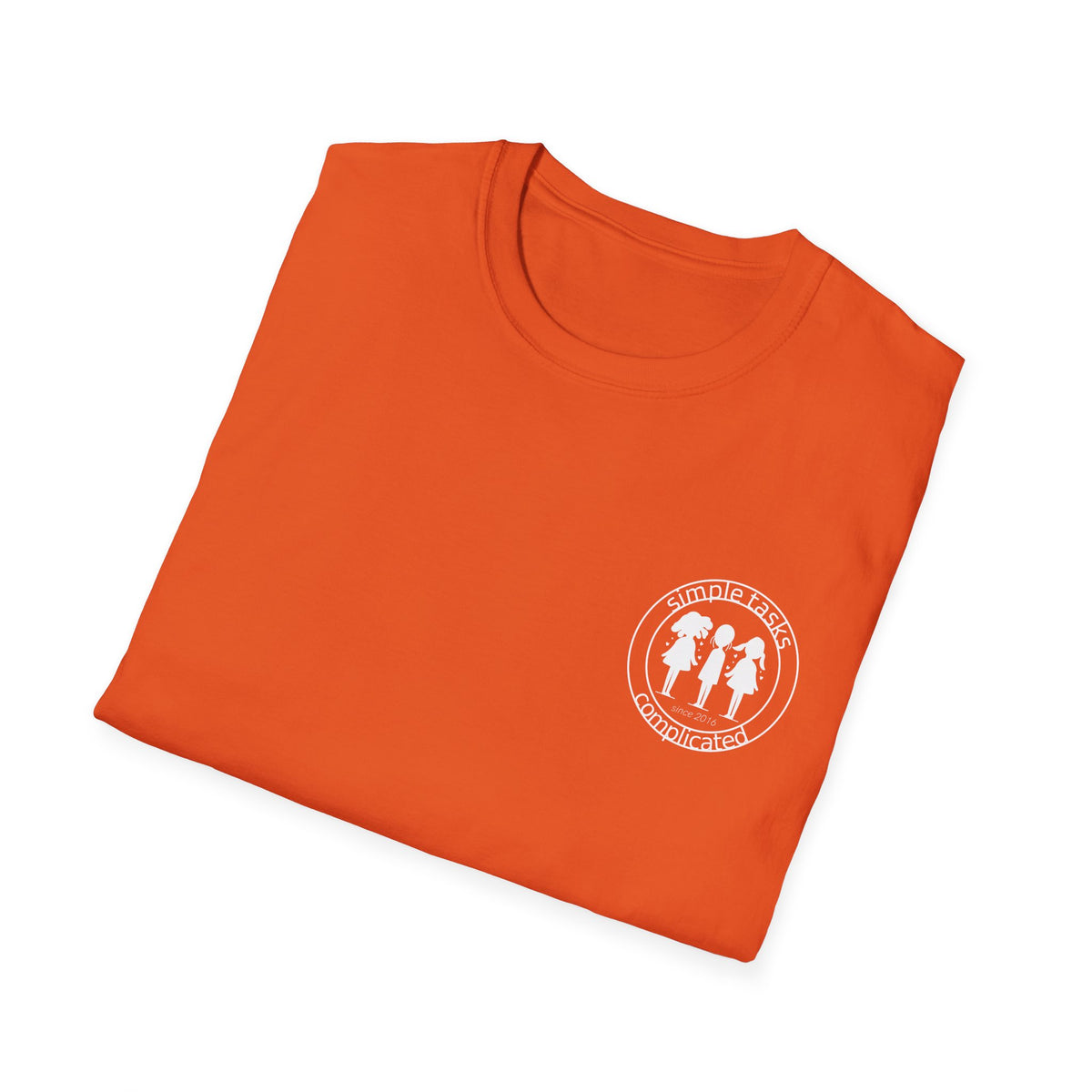 Simple Tasks Complicated - Small Logo Cotton Tee product view 23 - 66 Percent