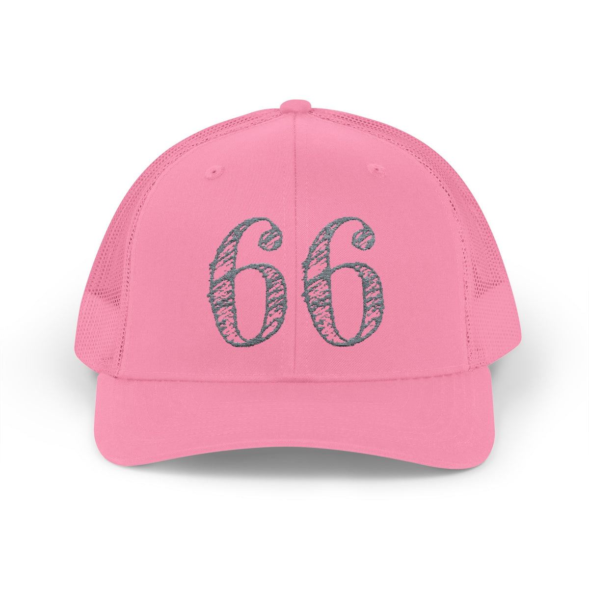 66% Snapback Trucker Hat in Pink | 66 Percent
