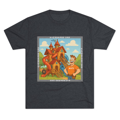 Overboard Dad Playhouse Tri-Blend Tee product view 12 - 66 Percent