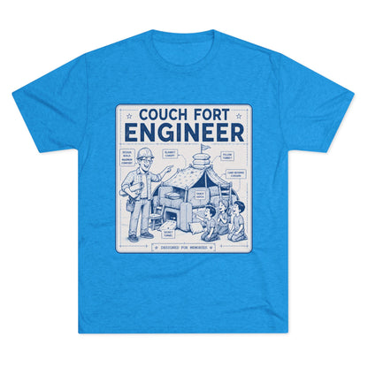 Overboard Dad Fort 66% Tri-Blend Tee