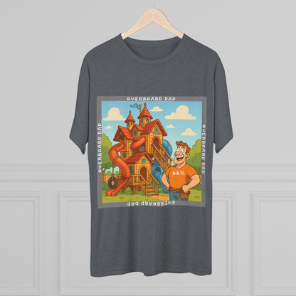 Overboard Dad Playhouse Tri-Blend Tee product view 41 - 66 Percent