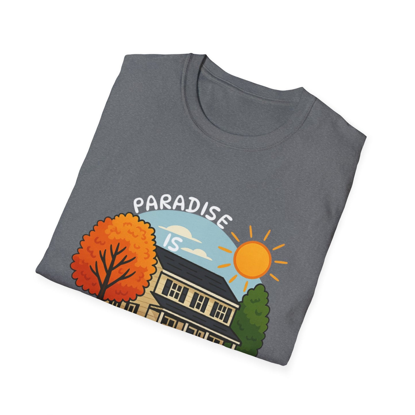 Paradise Is Home Cotton Tee - 66 Percent