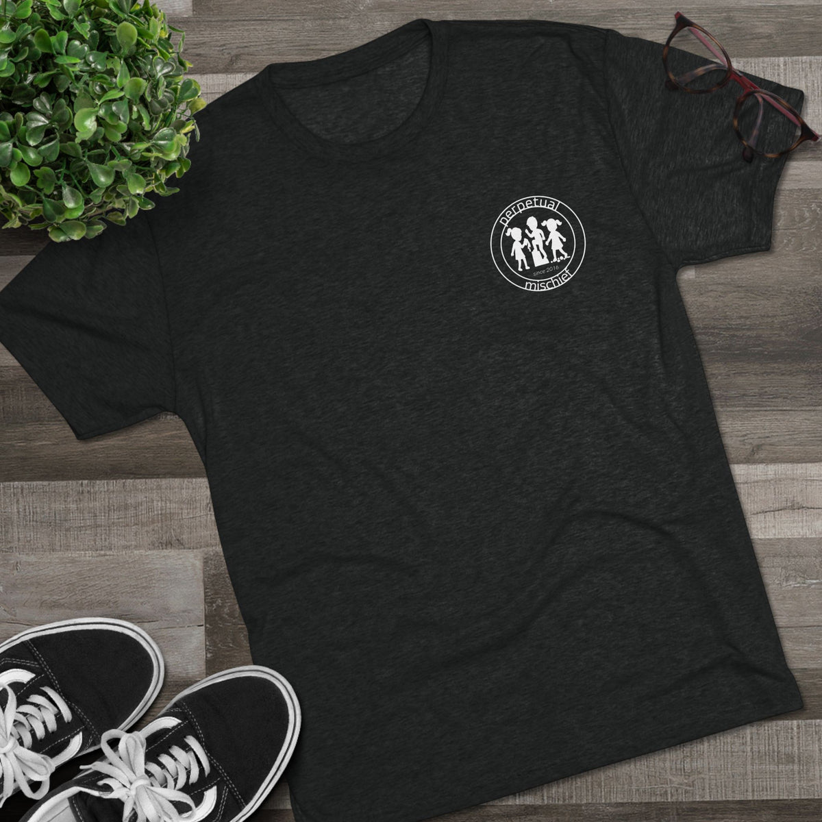 Perpetual Mischief Tri-Blend Tee product view 13 - 66 Percent