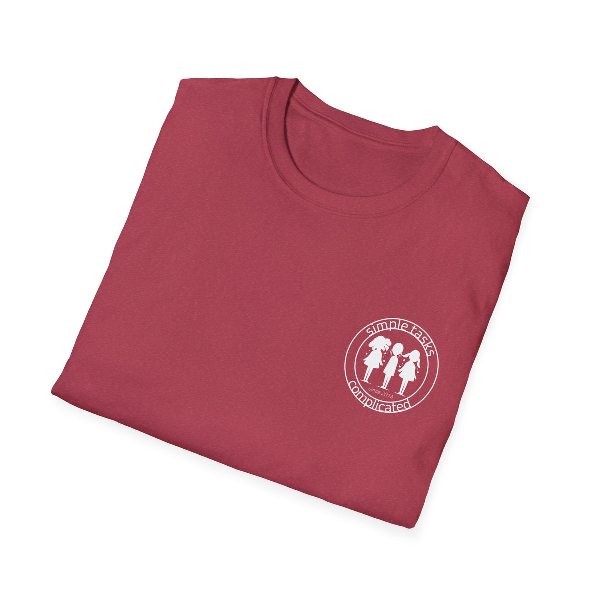 Simple Tasks Complicated - Small Logo Cotton Tee product view 35 - 66 Percent