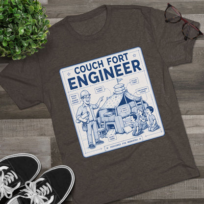 Overboard Dad Fort 66% Tri-Blend Tee