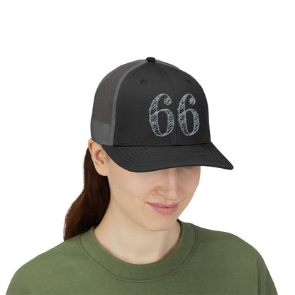 66% Snapback Trucker Hat product view 39 - 66 Percent