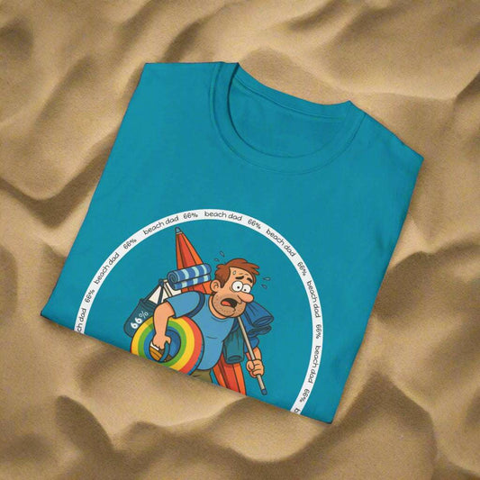 Beach Dad Original Cotton Tee - 66 Percent