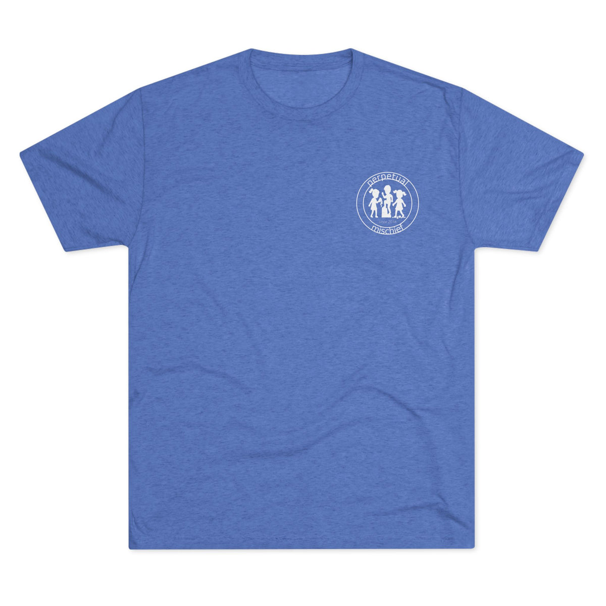 Perpetual Mischief Tri-Blend T-shirt in Tri-Blend Vintage Royal | 66 Percent