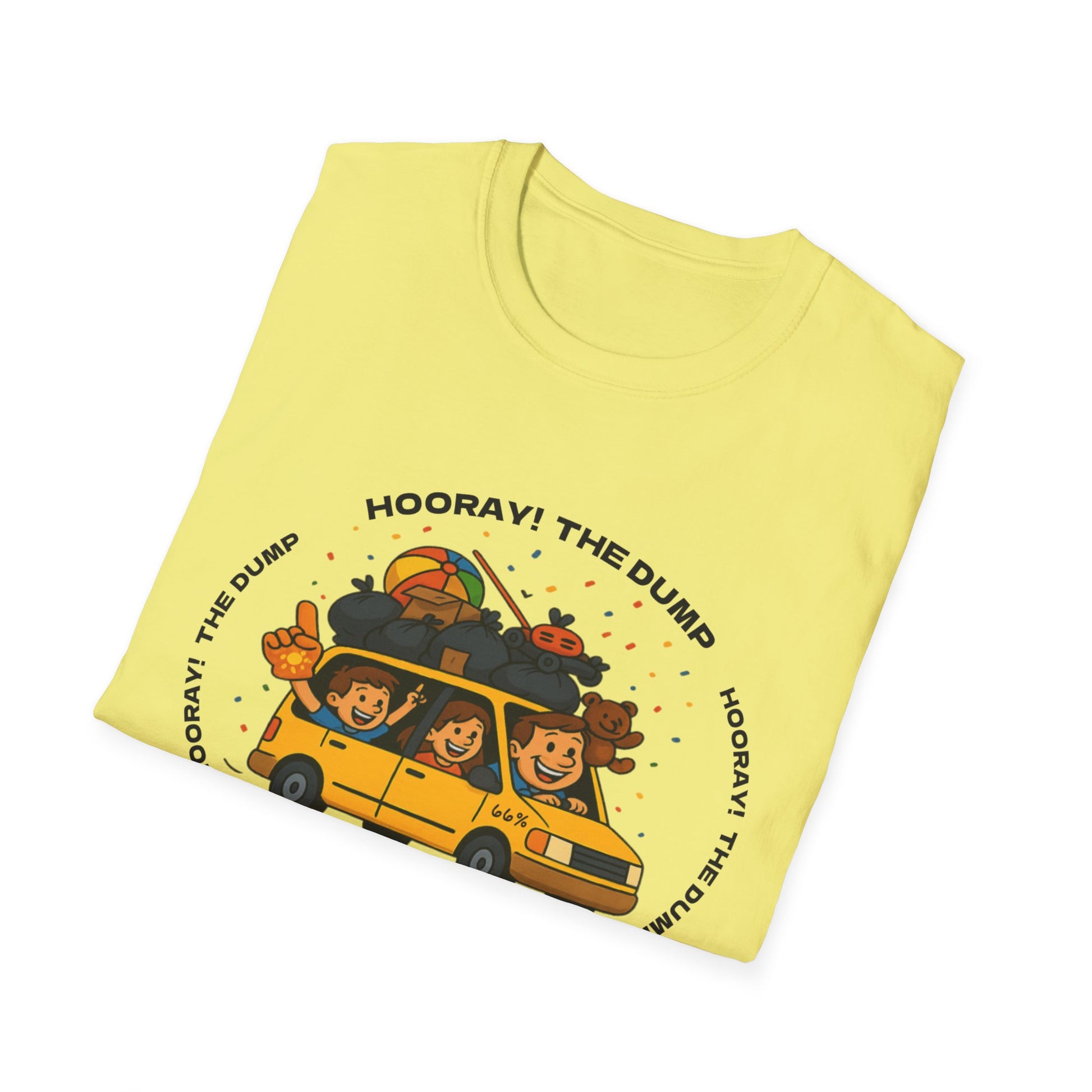 Hooray! The Dump Cotton Tee - 66 Percent