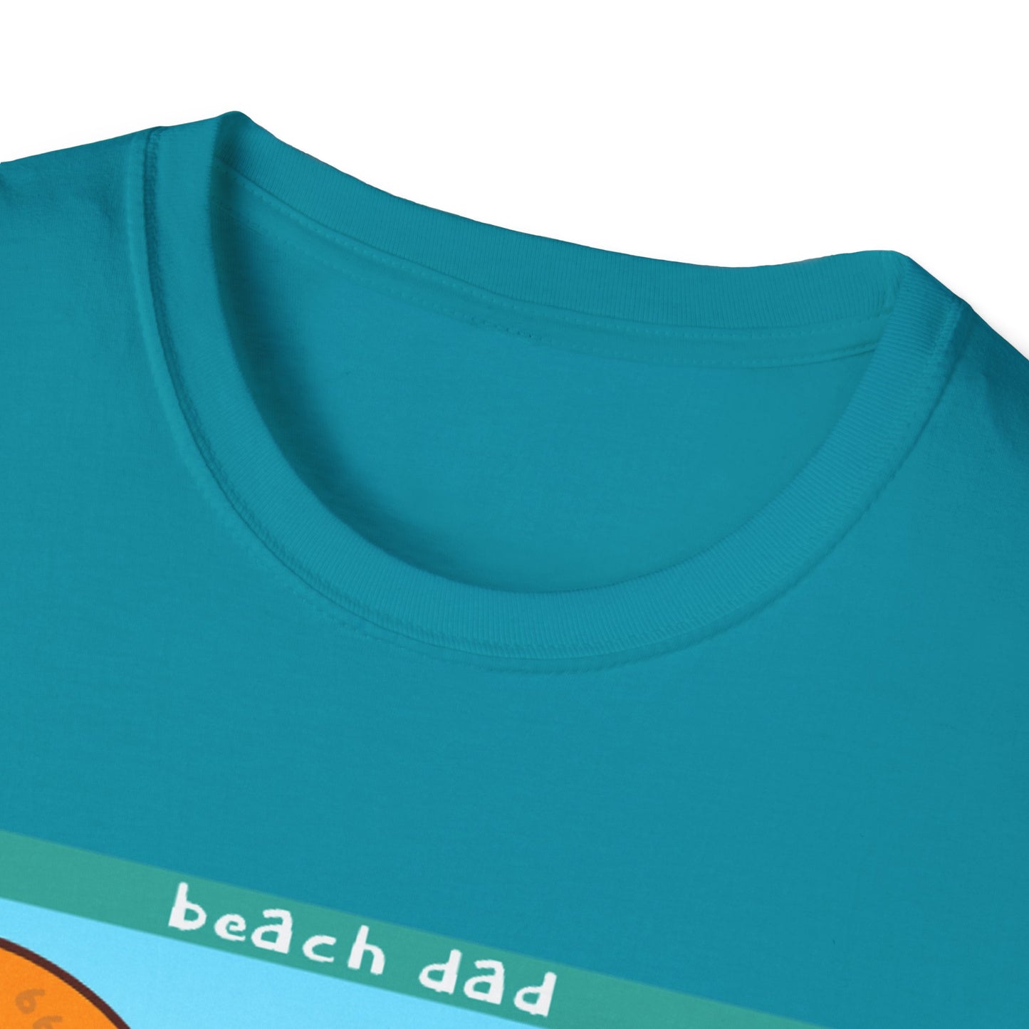 Beach Dad Beach Beer Cotton Tee - 66 Percent