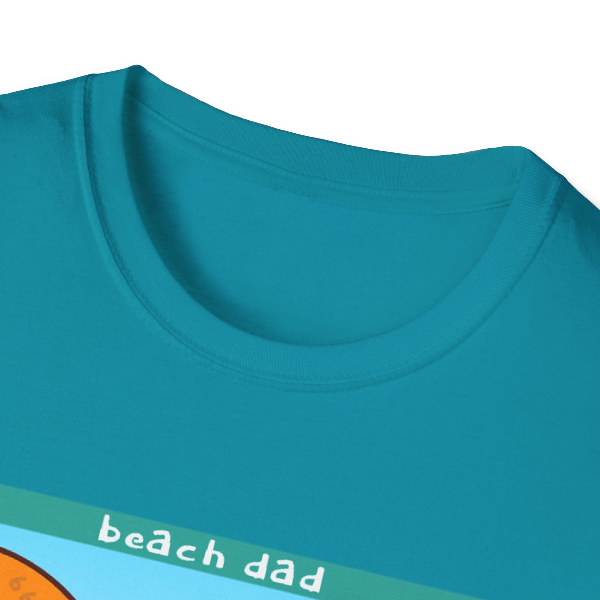Beach Dad Beach Beer Cotton Tee - 66 Percent