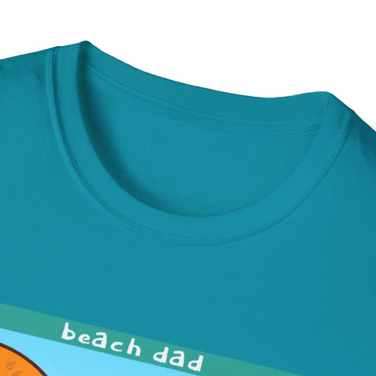 Beach Dad Beach Beer Cotton Tee - 66 Percent