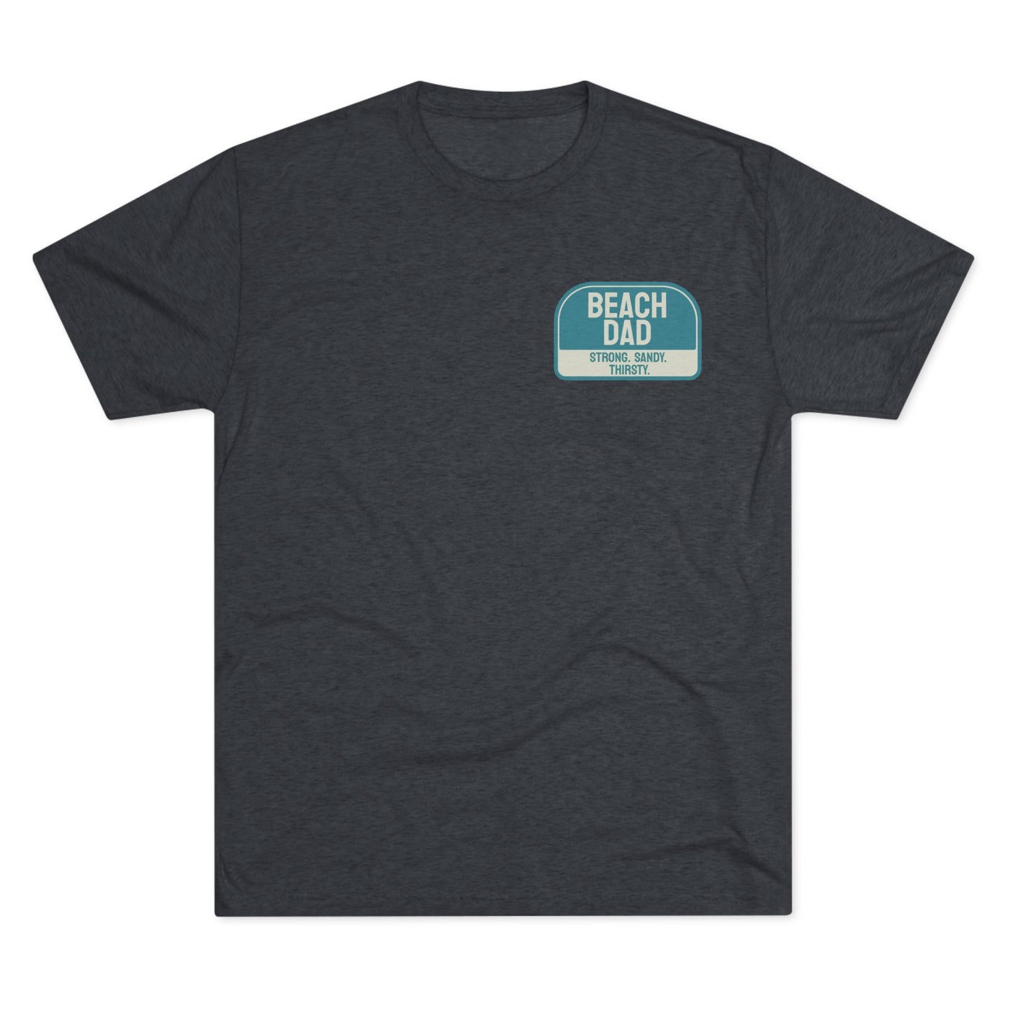 Beach Dad Logo Tri-Blend Tee - 66 Percent