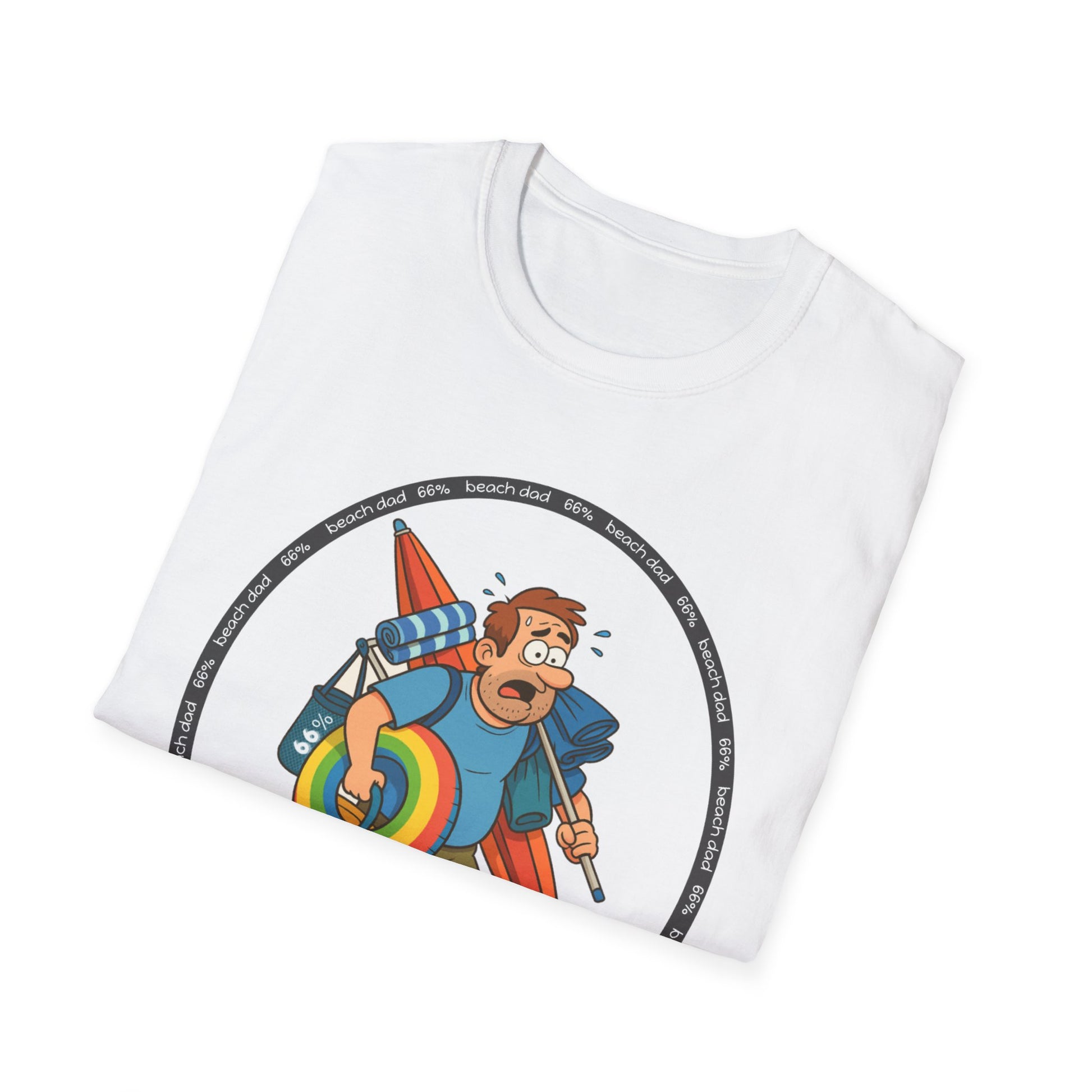 Beach Dad Original Cotton Tee - 66 Percent